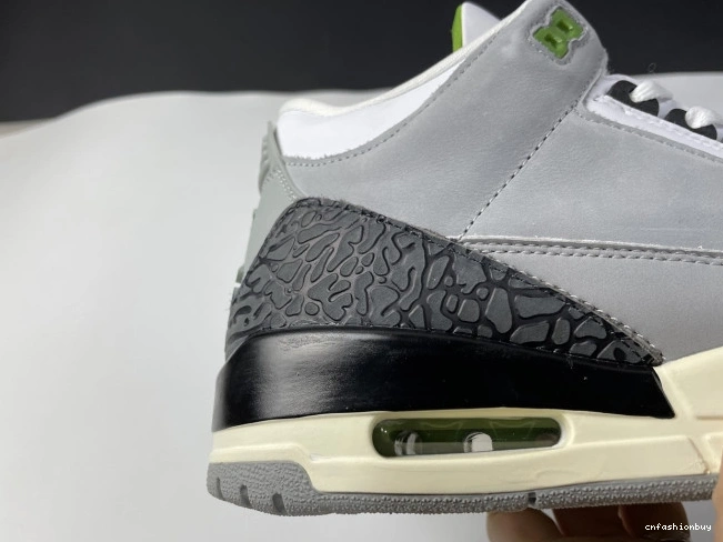 Retro Air 136064-006 Jordan 3 Chlorophyll 0907